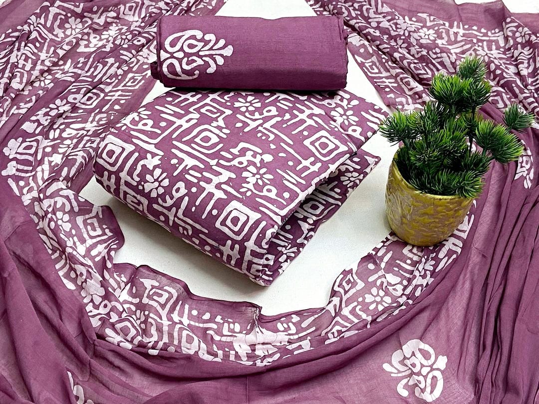 New Unstitched Batik Three Piece Collection For Women