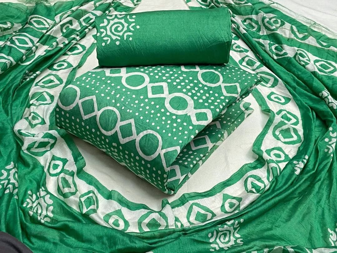 New Unstitched Batik Three Piece Collection For Women