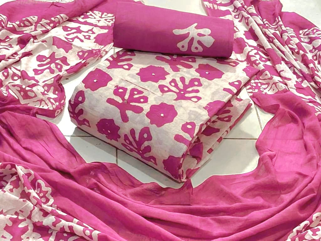 New Unstitched Batik Three Piece Collection For Women