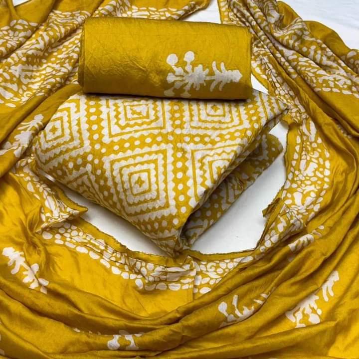 New Unstitched Batik Three Piece Collection For Women