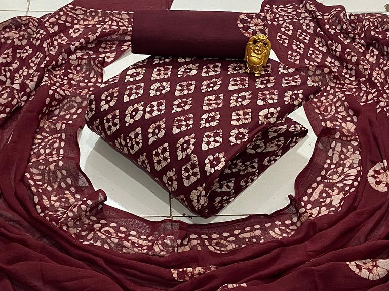 New Unstitched Batik Three Piece Collection For Women